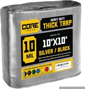 Lona Ultra Resistente de 3x3m con Bordes Reforzados para Jardin y Patio